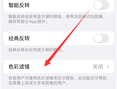 新安苹果14正规维修分享iPhone14如何关闭色彩滤镜 